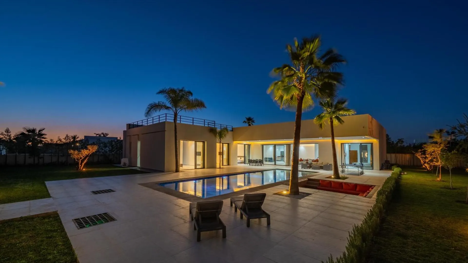 Villa Alia - Piscine - 4 Bedroom Ba - Wifi - Parking Marrakesh